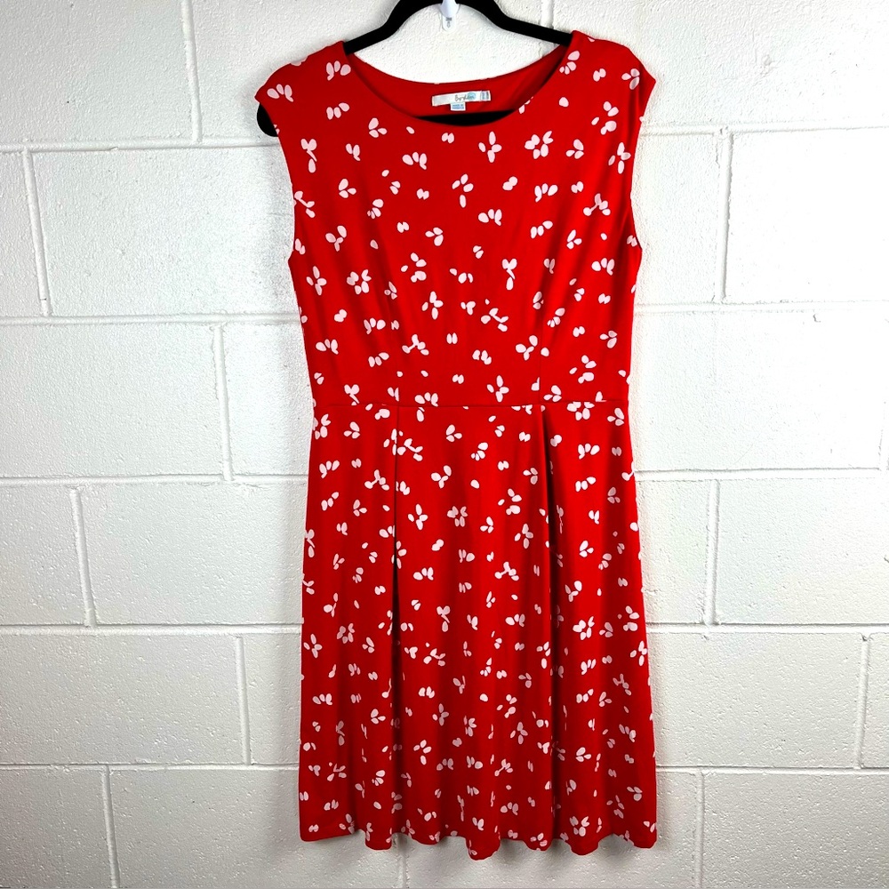 Boden Dress Jersey Soft & Stretchy Red Sz 10